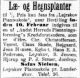 Kolding Folkeblad 2. febr.1919 - annonce indrykket af Sofus Nielsen, Lejrskov Planteskole
