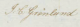 Johanne Christiane Grønlunds underskrift 1832