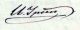 Ulrik Ipsens (Jepsens) underskrift 1856