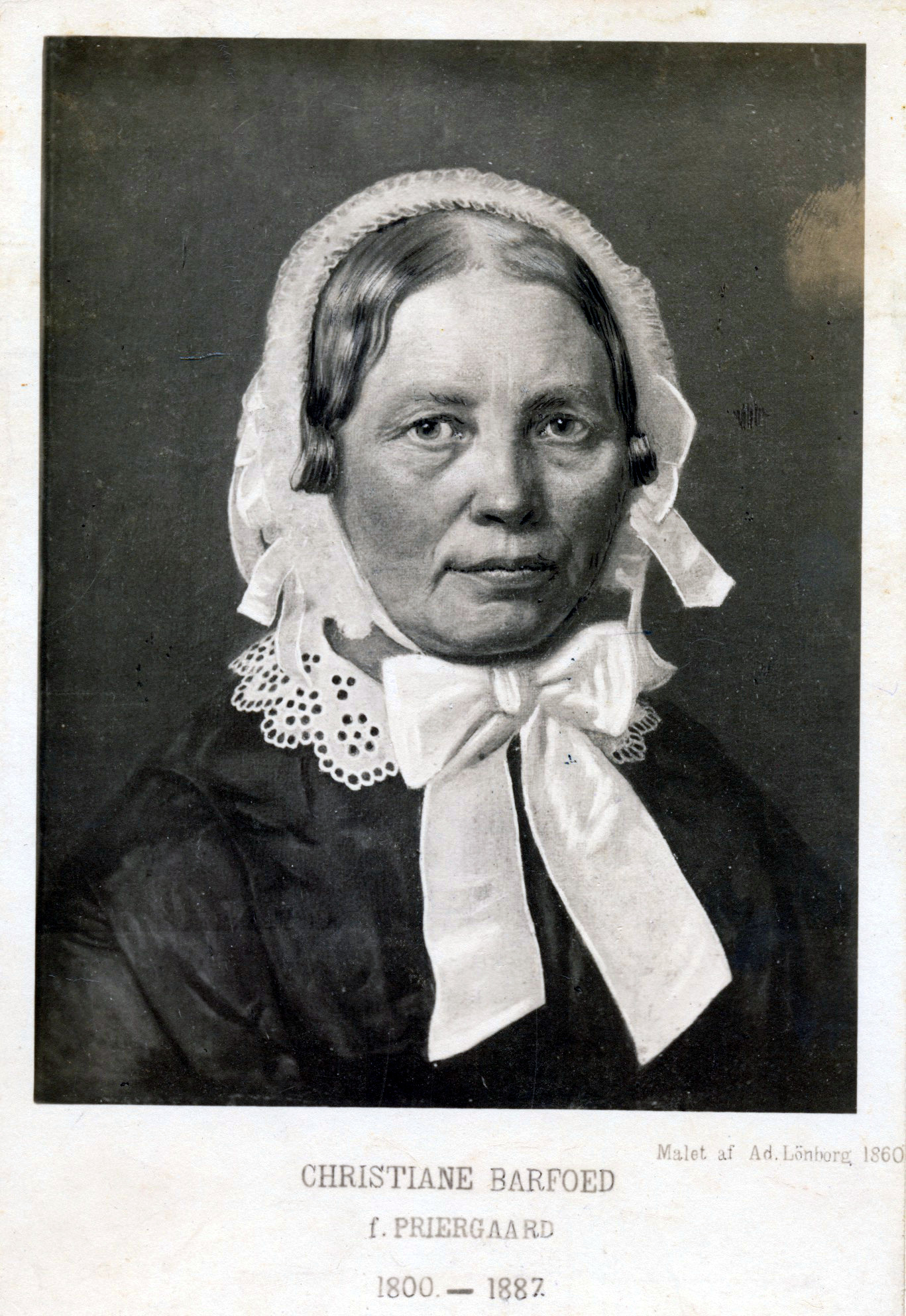 Christiane Barfoed f. Priergaard (1800-1882)